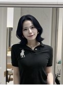 黒髪/クラゲヘアー/オリーブグレー/小顔/ココアベージュ/渋谷