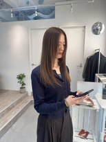 ロカ 表参道(loka)&nbsp;レイヤーカット/ミルクティーベージュ[表参道/髪質改善]mai