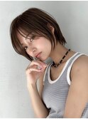 【GEEKS渋谷】ハンサムショートウルフ/グレージュ/春カラー/小顔