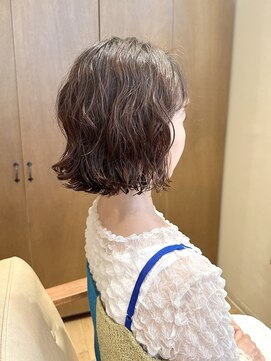 ヘアー ドレッサー パワードール(Hair Dresser) 50代、ふんわりボブパーマ