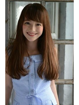 クレス 本川越店 キャラメルベージュの重めロブ