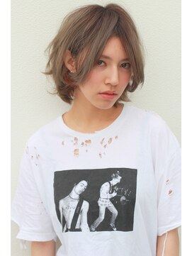 ドアベルヘアリビング(Door Bell hair Living) 外国人風グランジショート×アッシュグレージュ
