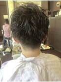 ゆるめのツイストパーマ
