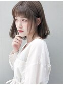 ナチュラルブラウンアッシュカラー