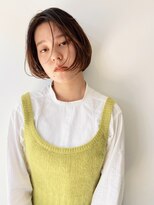 シキ 渋谷(siki) 【siki】アッシュブラウンmini bob （原宿/表参道）