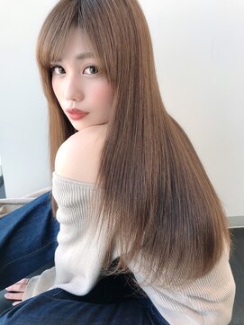 ラカーロ(La CARO) La CARO　さら艶ロング×ベージュ　by市橋