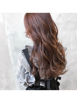 ギークス(GEEKS) 【GEEKS渋谷】暖色系カラー/フレンチガーリー/髪質改善/20代30代