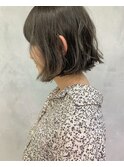 [kichi.] 切りっぱなしボブ×カーキグレージュ 