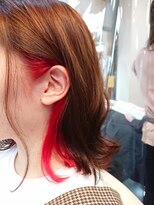 ヘアーサロン ノルテ(Hair Salon NORTE) ちらっと見えてかわいい＊イヤリングカラー＊