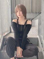 リアイス(Re:ICE)&nbsp;ミニウルフ/くすみブルー/流れるレイヤー/インナーハイライト