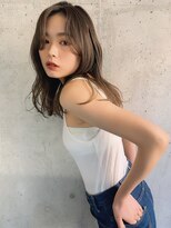 クラフト ヘア デザイン(CRAFT HAIR DESIGN) 大人外国人風くびれミディ // グレージュカラー