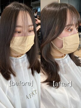 アフロート ギンザ(AFLOAT GINZA) 【白川style】20代30代40代小顔カット大人かわいいくびれモテ髪