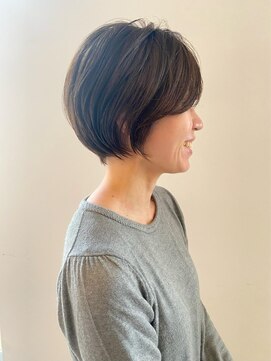 トップヘアーヒルズ 安城(TOP HAIR HILLS) シースルーショート！/ニュアンスカラー/ヘルシースタイル