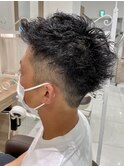 ツイストスパイラルパーマショート