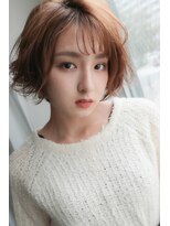 トップシェイプ(TOP SHAPE) 秋透明感マッシュショートボブパーマスタイル