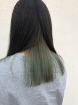 チュラブラン 和泉中央店(CHURA BLANC)&nbsp;インナーカラー☆グリーン