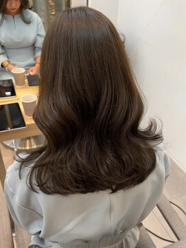 ノク(nok) オリーブグレージュ_大人ガーリーチョコレートモード