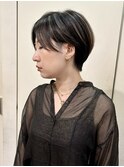 2ブロック ハイライトショート インナーグレージュ