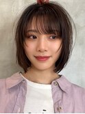 ○【Noa】顔周りレイヤー×ボブスタイル