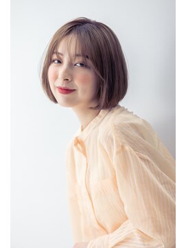 ブリング バイ スノードロップ 吉祥寺(BRING by Snowdrop) 黒髪/グレーベージュ/レイヤーロング/前髪パーマ/吉祥寺