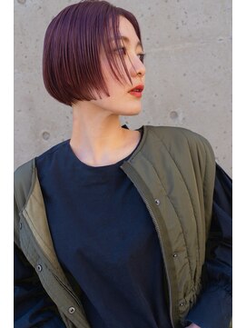 デビュー ヘアーメイク 髪質改善ブリーチインナーカラーダブルカラー前髪カットカラー