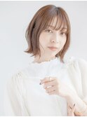 20代30代40代『切りっぱなし外ハネボブ』Ash清瀬店