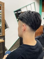 ブッディ(BDY)&nbsp;バーバースタイル☆ツーブロックフェード七三