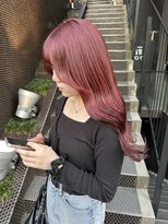 アオ(ao.)&nbsp;チェリーピンク/シアーカラー/姫カット/セミディ