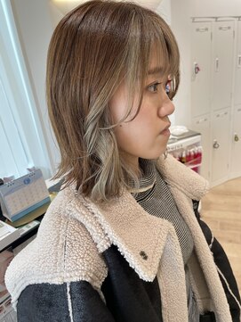 ケンジ 平塚 アネッタ(KENJE annetta) フェイスフレーミング/インナーベージュ