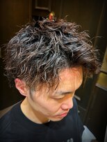 ヒロギンザバーバーショップ 大宮店(HIRO GINZA BARBER SHOP)&nbsp;ツイストスパイラル　ショートパーマ　メンズ
