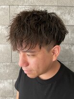 ニアウ 伊勢崎連取店(Niau)&nbsp;メンズマッシュツイストスパイラルパーマメンズパーマ