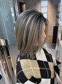 タイドヘアー 高槻2号店(TIDE HAIR)&nbsp;地毛が伸びても目立たない大人気のバレイヤージュカラー