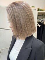 アールプラスヘアサロン(ar+ hair salon)&nbsp;ハイトーンボブ