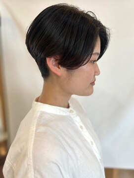 ヘアメイク ミチ 富田店(HAIRMAKE MICHI) 【MICHI 富田店　西村亜矢】ハンサムショート　センターパート