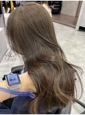 ブリーチ無しダブルカラー ヘーゼルベージュカラー