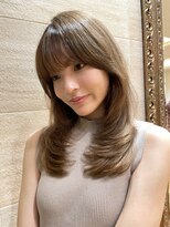 簡単スタイリング/小顔ヘア/大人可愛い/20代30代40代/銀座