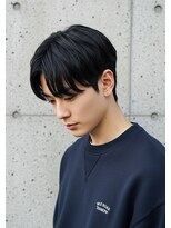 キャンバス バイ ネオリーブ 横浜西口(Canvas by neo.)&nbsp;ニュアンスパーマ　韓国マッシュ　ブルーブラック