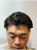 大人の自然なパーマヘア