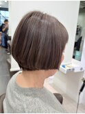 前上がりボブ