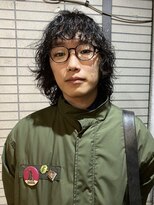 アース 高円寺店(HAIR & MAKE EARTH)&nbsp;メンズウルフパーマ！｛@02st96｝