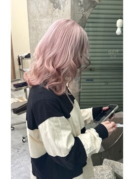 ジェム リット(GEM lit) ピンク/春カラー/ハイトーン/ミディアム/ポイントデザイン