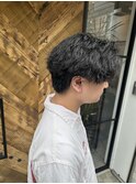 波巻きミックスパーマ