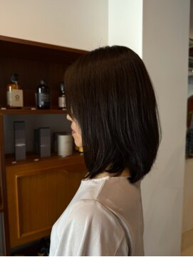 ムー(muu.) ロングボブ＋グラデーション