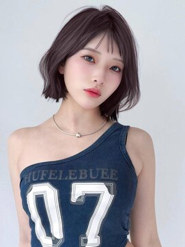 ナイロン 栃木店(NYLON.) 《NYLON.》韓国レイヤーボブ×暖色ショコラ