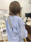 ブラウンベージュ×外ハネボブ【横須賀中央 Really】