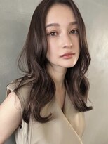 パーク(PARK)&nbsp;【PARK】ラベンダーベージュ×セミディレイヤー