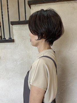 美容室 ホーム オアシス店(home) ふんわりパーマのショート