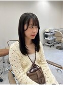韓国ヘア/顔まわり/レイヤー/前髪カット/小顔/韓国風/髪質改善