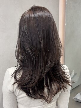 アスター 天神大名店(Aster) 小顔に見えるトレンドヘア/黒髪/オリーブグレー/ココアベージュ