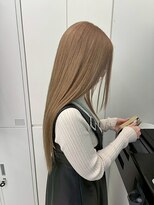 エニフォーイーストハム(Eni for eastham)&nbsp;ケアブリーチ/ミルクティーベージュ/ストレート